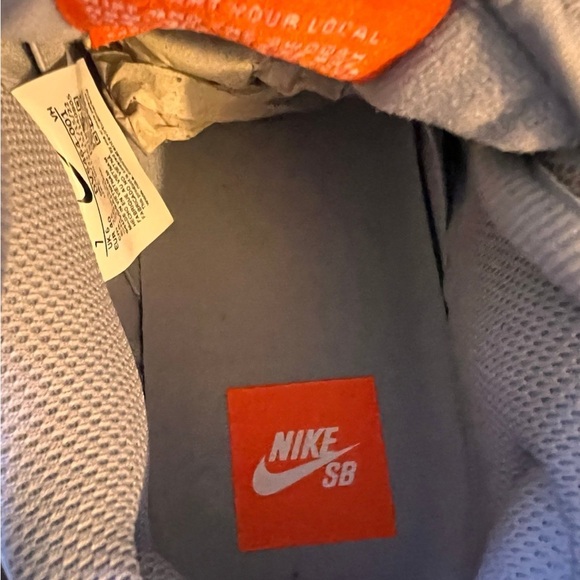 SB Dunk Low Pro ISO Skate Shoes Orange Label Size 7 Men / 8.5 Women FIRM - Picture 9 of 11